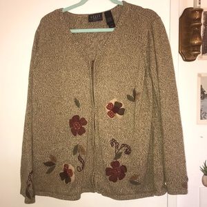 Crazy Horse Floral Sweater